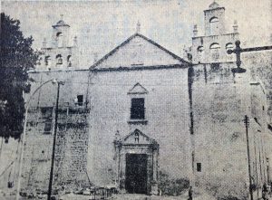 Obras en el Ex - Convento en 1965